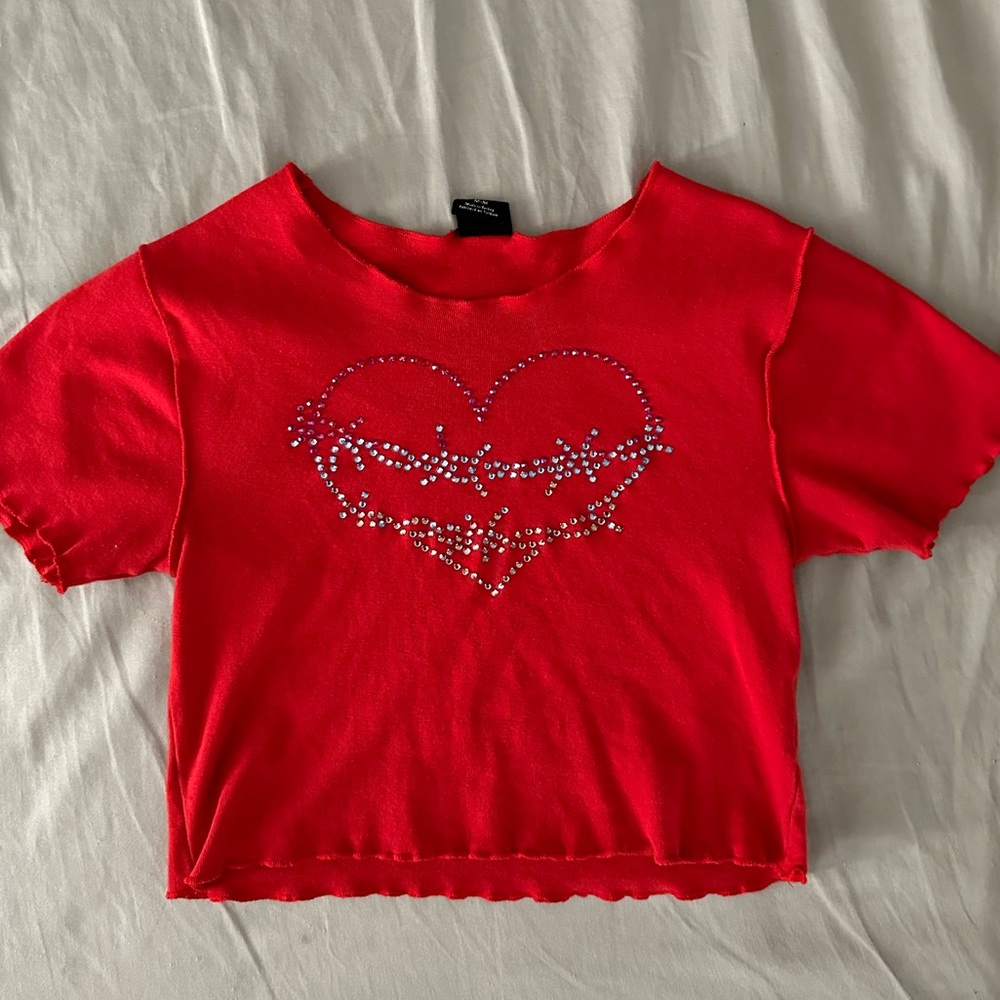 Urban Outfitters Heart baby tee